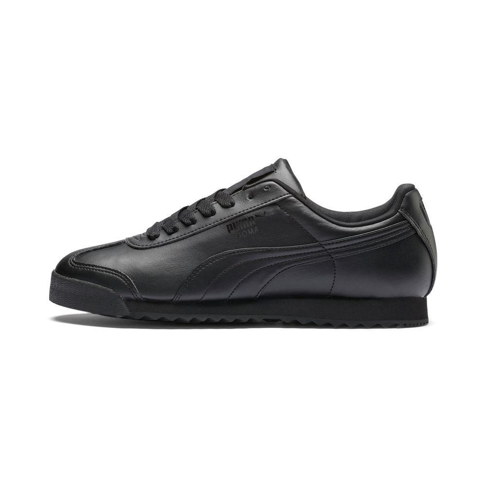 Puma Roma Basic Férfi Sportcipő - Fekete ( Hungary - RCUPK7058 )